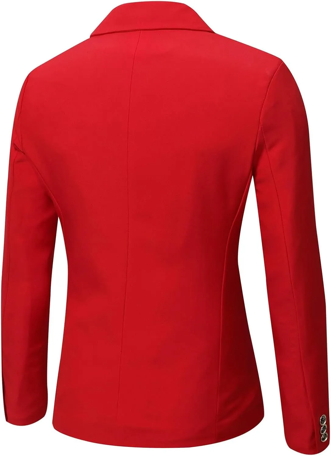 Blazer for Mens Sport Coat Slim Fit Suit Blazer Jacket One Button Patchwork Lightweight for Casual Business Wear