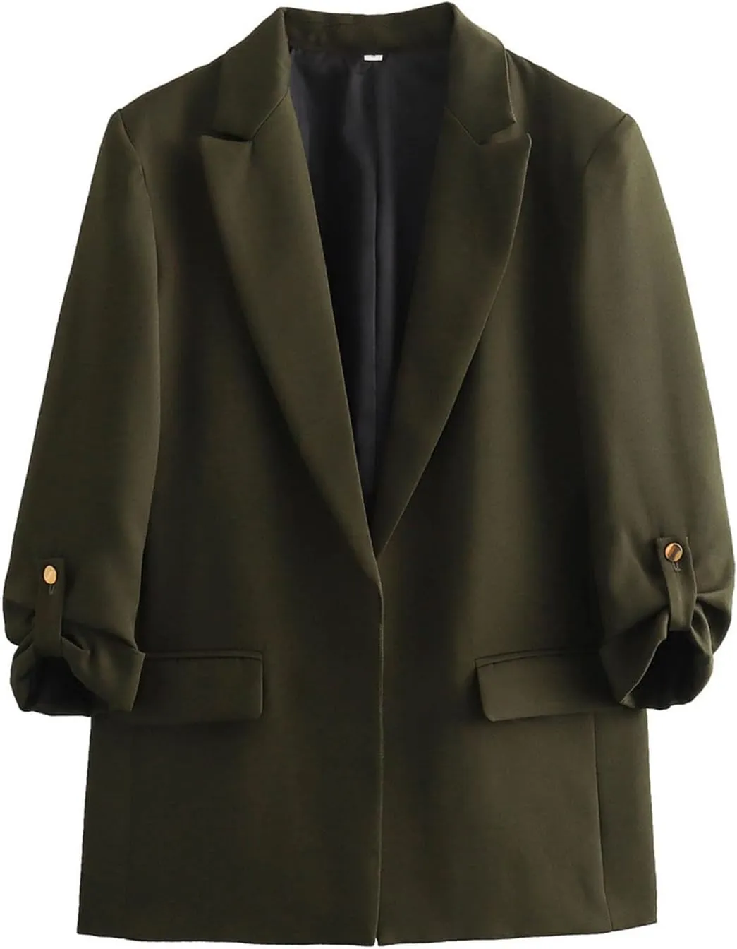 Blazer for Women Business Suit Jacket Casual Blazers Rolled Long Sleeve Work Office Blazers Fall Fashion 2024
