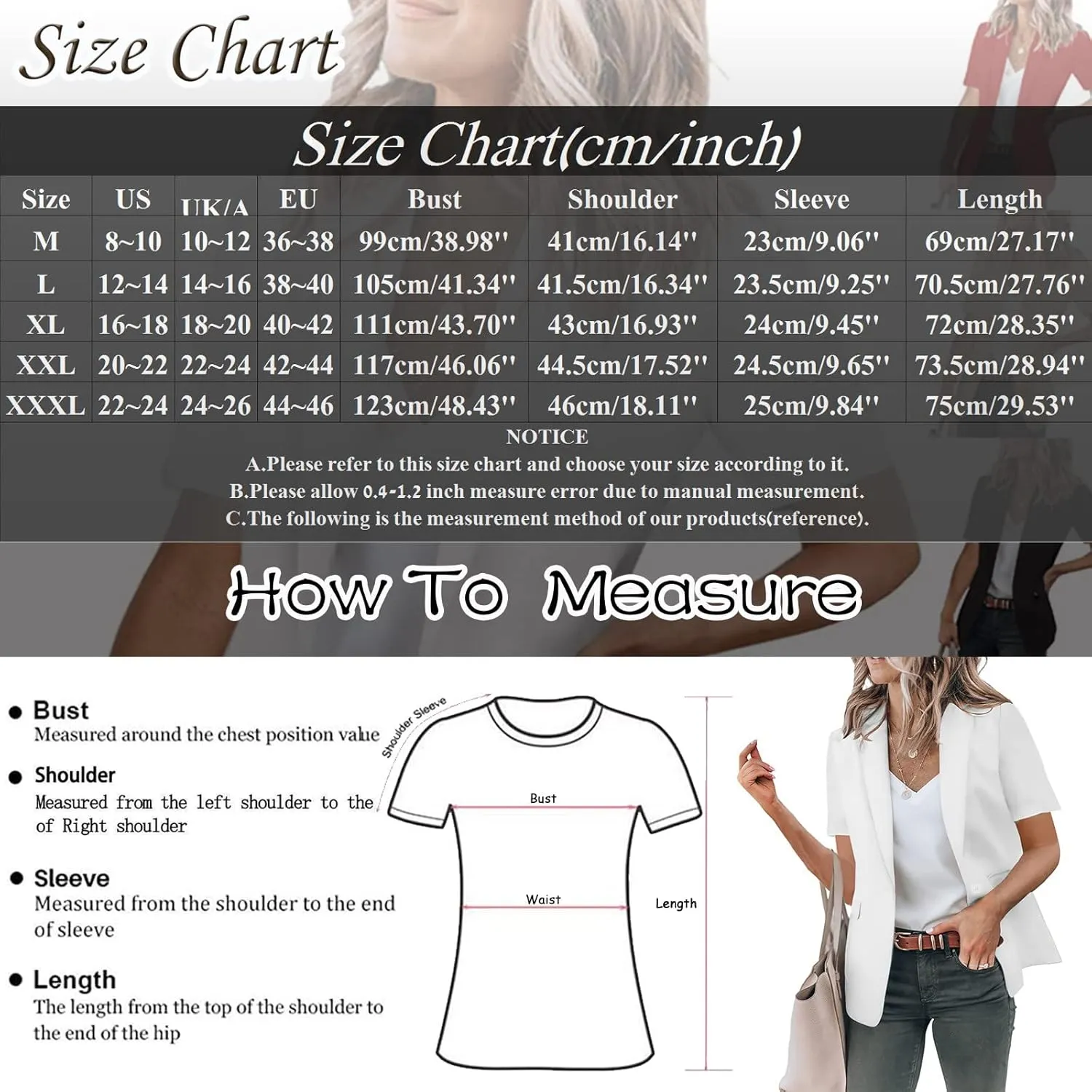 Blazers for Women Business Work Casual Short Sleeve Blazers Suit Summer Comfy Lightweight Open Front Office Vest Tops