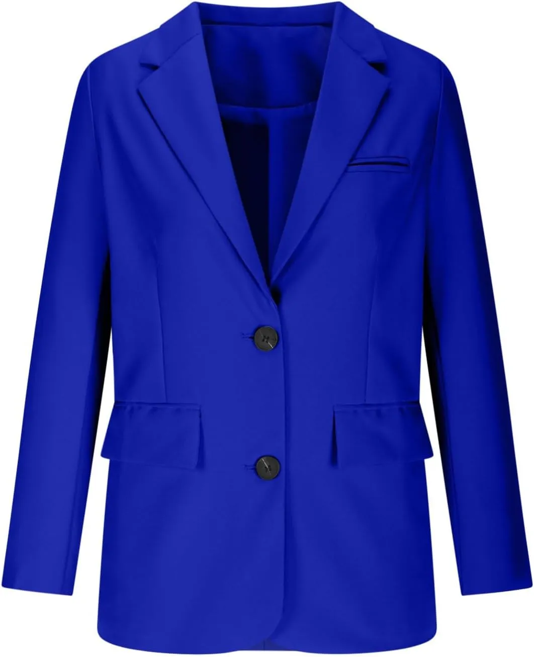 Blazers for Women Dressy Casual Open Front Long Sleeve Work Office Suit Jackets Elegant Button Lapel Business Blazer