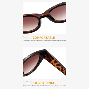 bullabulling Square Cat Eye Sunglasses for Women Trendy Vintage Style with UV400 Protection, Cute Eyewear for Ladies