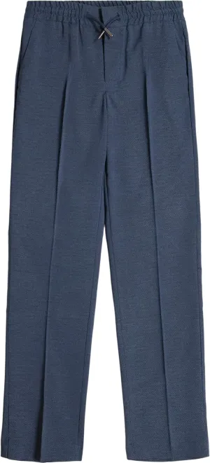 Calvin Klein Boys' Flat-Front Suit Dress Pant, Drawstring Closure