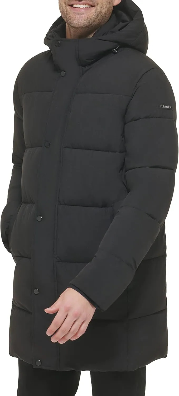 Calvin Klein Men's Modern Outdoor Stretch Puffer Jacket
