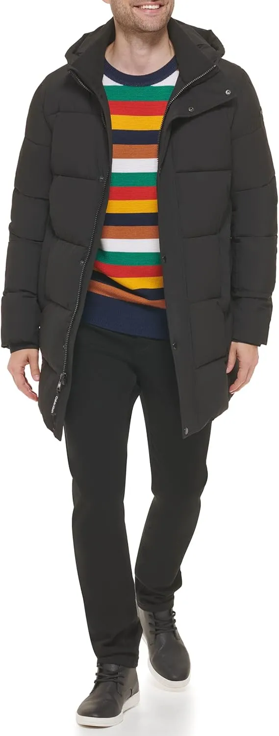 Calvin Klein Men's Modern Outdoor Stretch Puffer Jacket