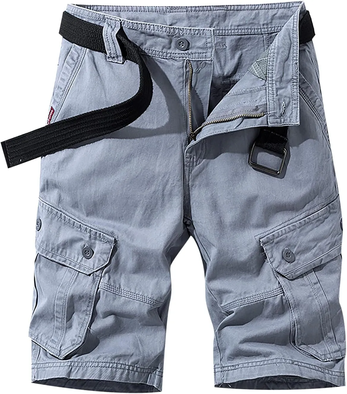 Cargo Work Shorts for Men Rip Stop Twill Military Tactical Shorts Casual Fishing Hiking Shorts with Multi Pockets
