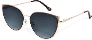 Cat Eye Sunglasses for Women Fashion Oversized Metal Frame Cateye Shades UV400 Protection Vintage Sun Glasses