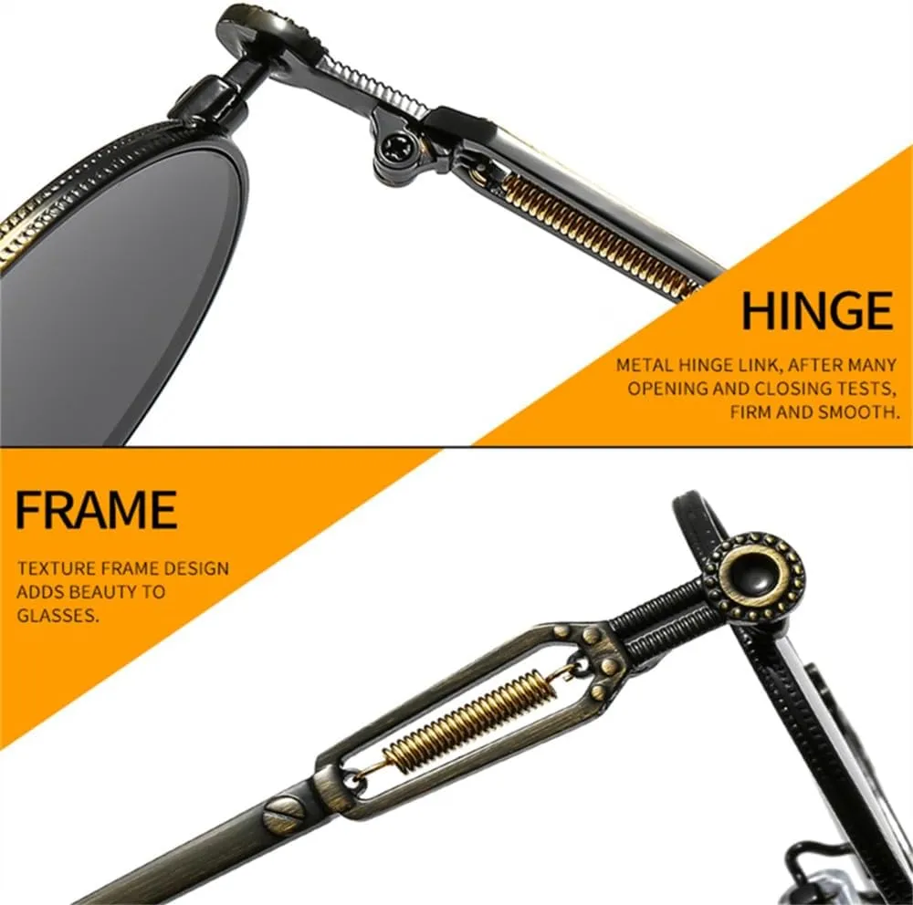 Cat Eye Sunglasses Men Women Vintage PC Lens Frame UV400