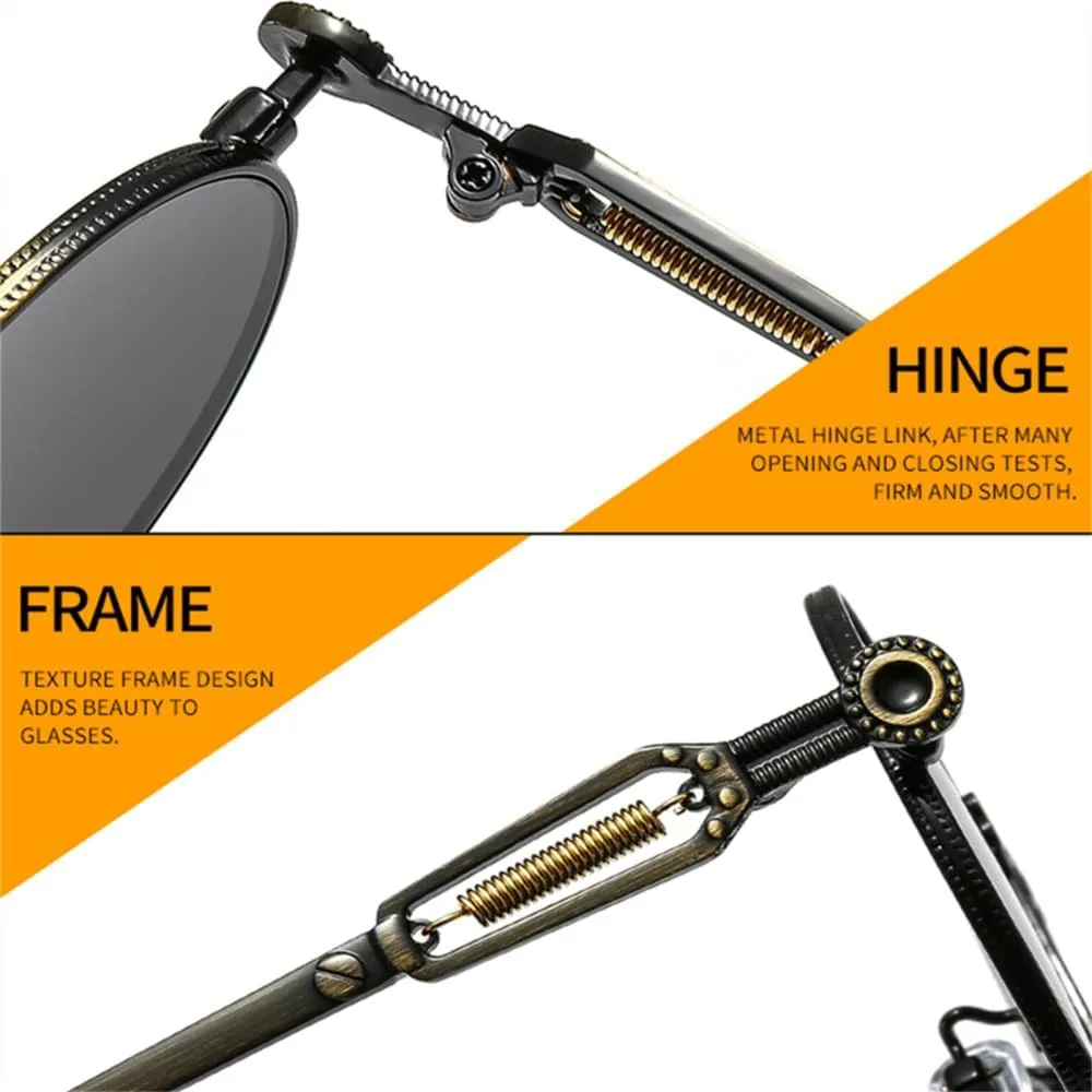 Cat Eye Sunglasses Men Women Vintage PC Lens Frame UV400