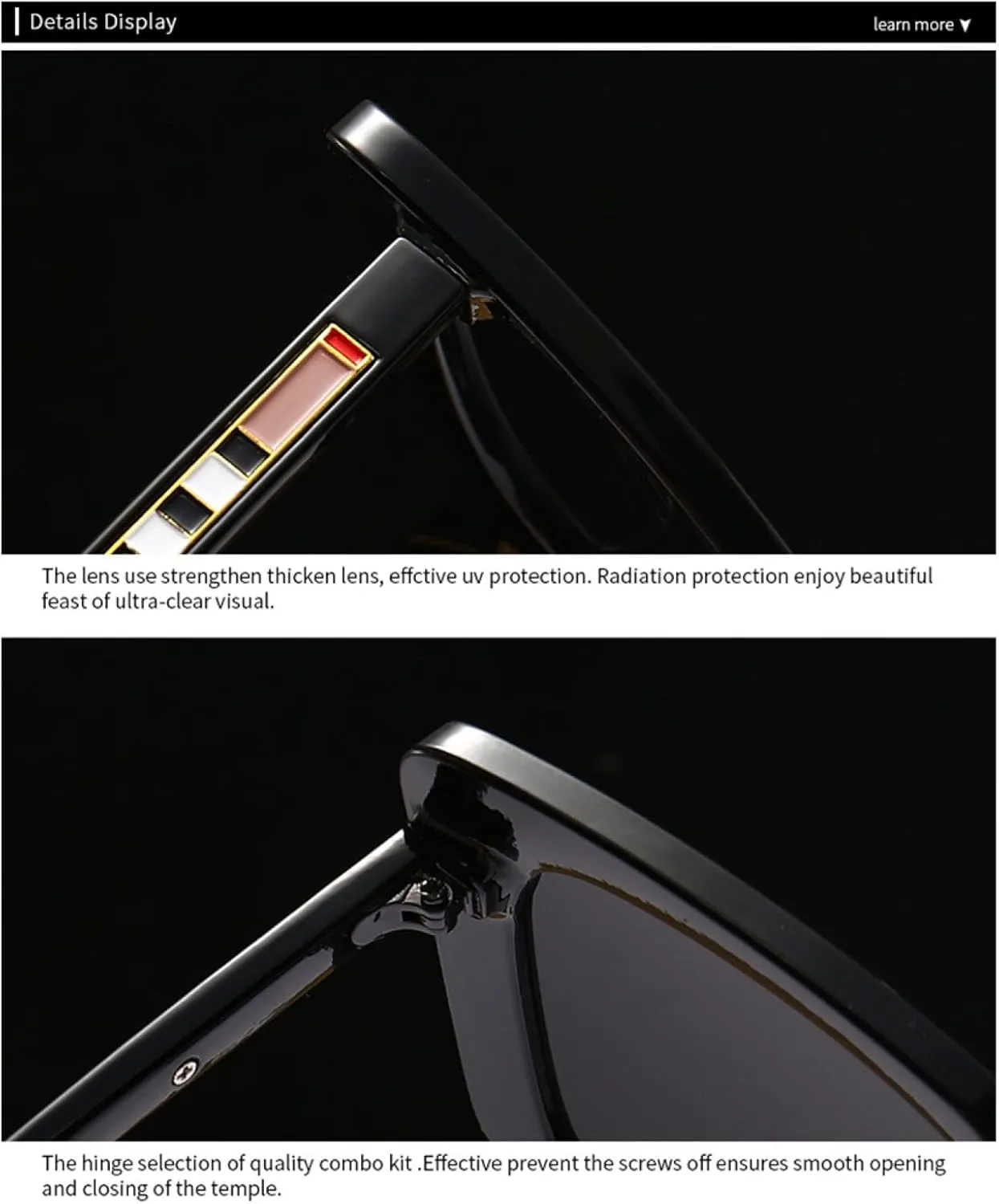 Cat-eye Sunglasses Vintage Fashion Sunglasses Shades Uv400