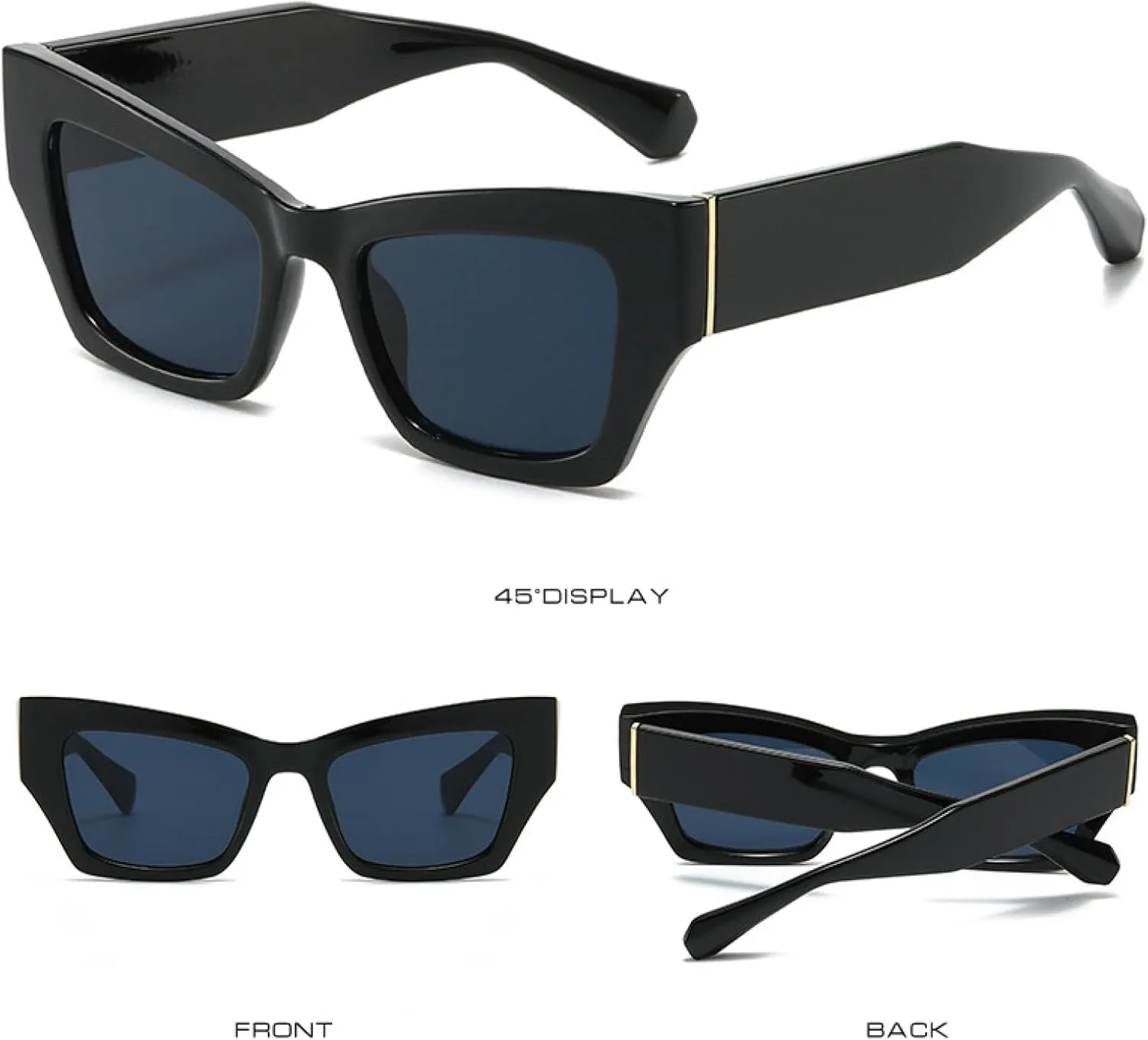 Cat Eye Sunglasses Women Men Vintage Shades Female Uv400