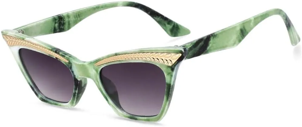 Cat Eye Sunglasses Women Shades UV400 Vintage Glasses