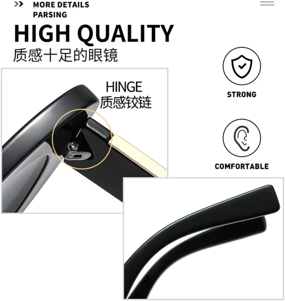 Cat Eye Sunglasses Women Vintage Glasses Goggles Ladies Flat Mirror