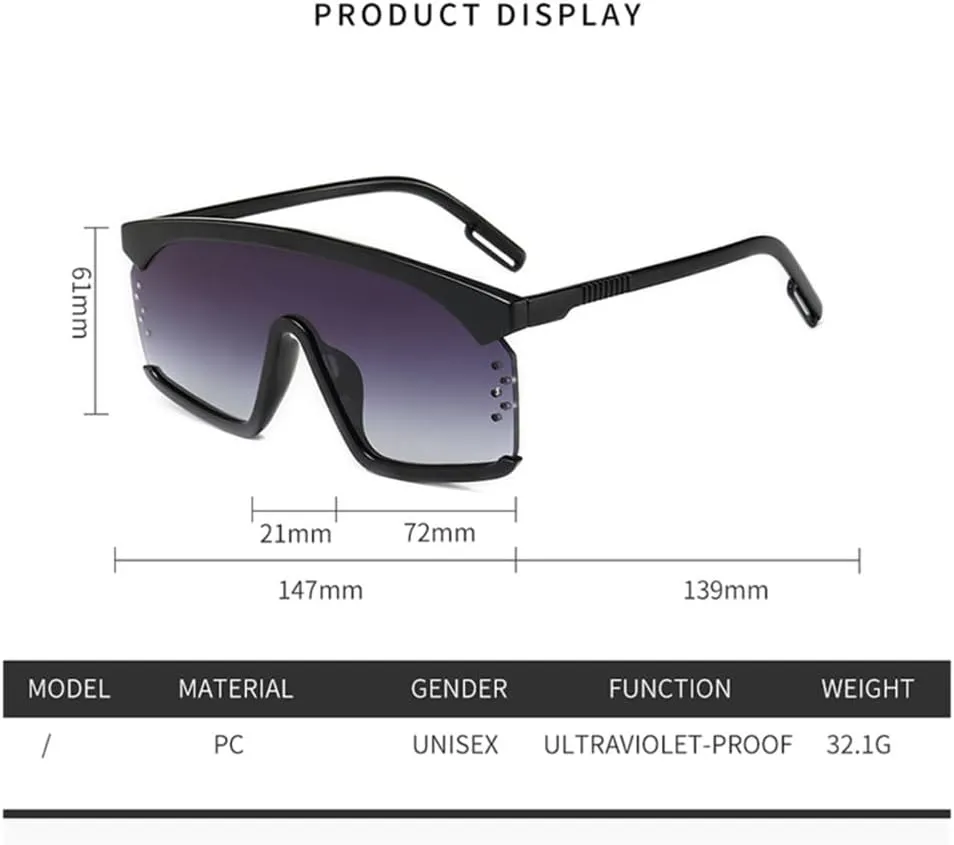 Cat Eye Sunglasses Women Vintage Oversized Sun Glasses Women UV400 Eyeglasses Shades