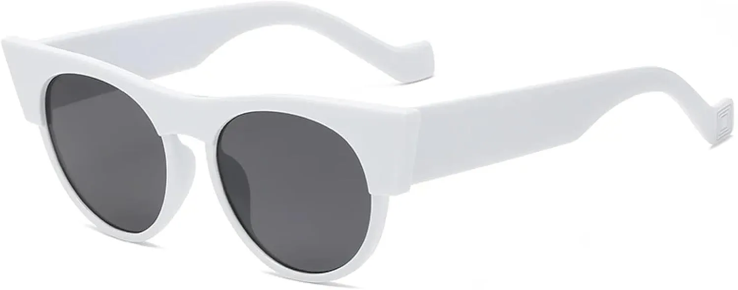 Cat Eye Vintage Sunglasses for Women Punk Uv400