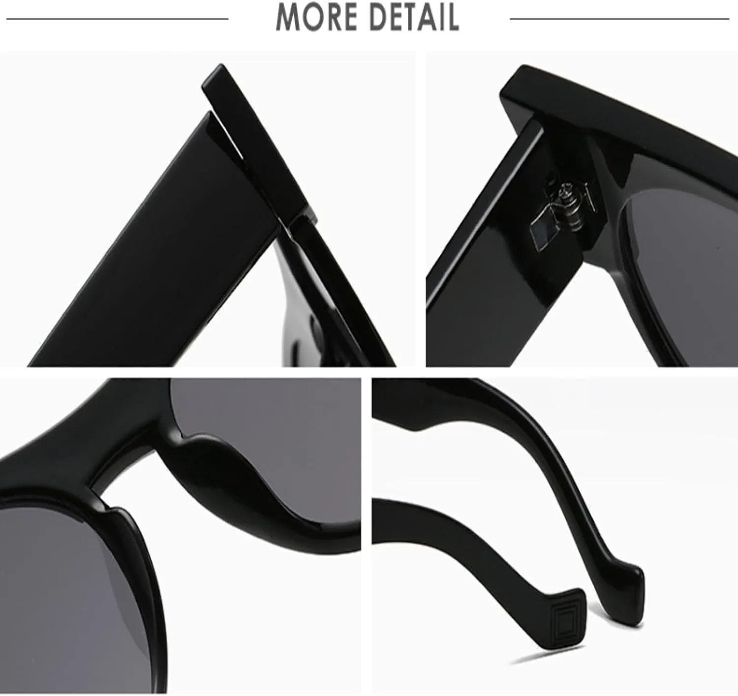 Cat Eye Vintage Sunglasses for Women Punk Uv400