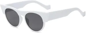Cat Eye Vintage Sunglasses for Women Punk Uv400