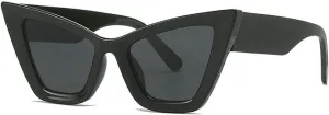 COTIA Trendy Cat Eye Sunglasses Vintage Oversized Cateye Style Square Sun Glasses for Women Men