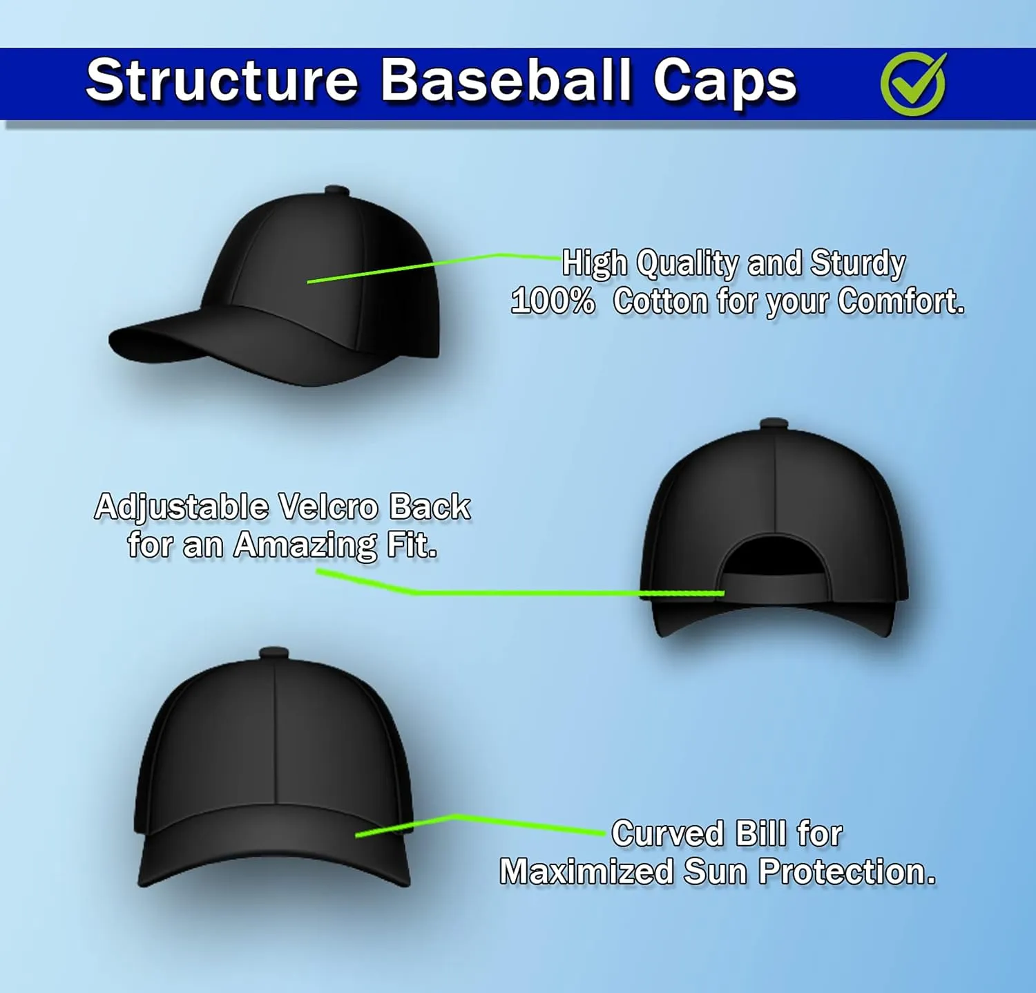Custom Dad Hat Custom Logo Embroidered dad hat Design Your own Structured Baseball Cap