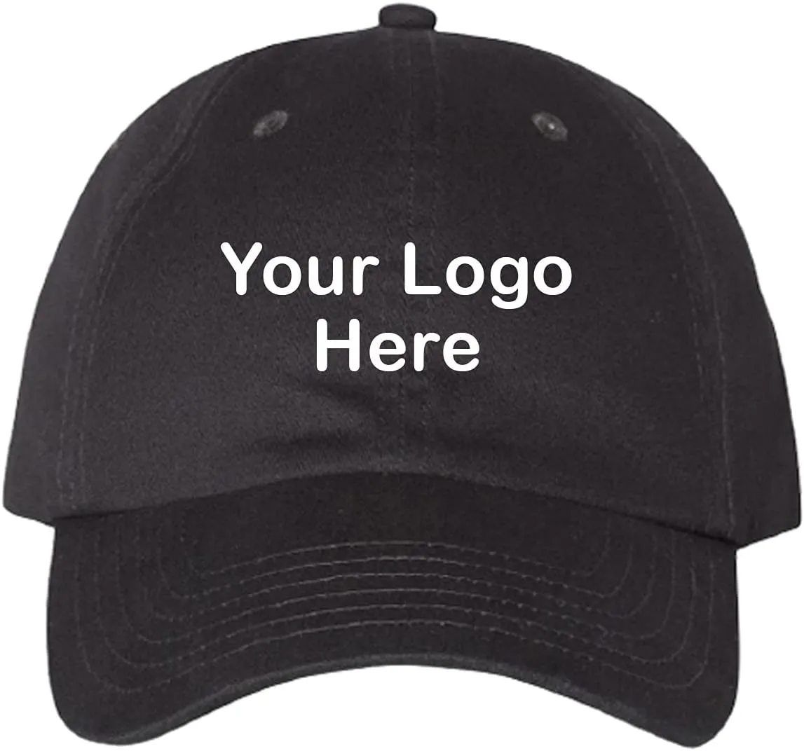 Custom Dad Hat Custom Logo Embroidered dad hat Design Your own Structured Baseball Cap