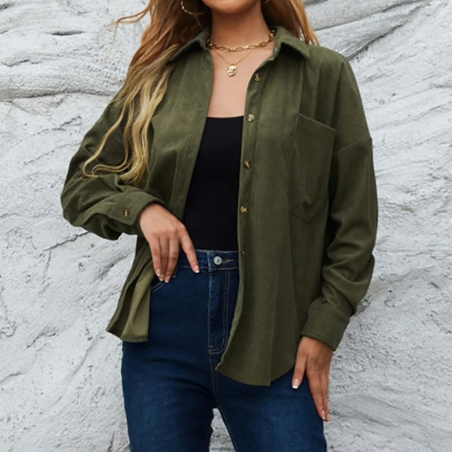 Denim Jacket Women Oversized Jean Jacket Button Up Casual Trucker Jacket Short Jacket Boyfriend Lightweight Winter Outwear