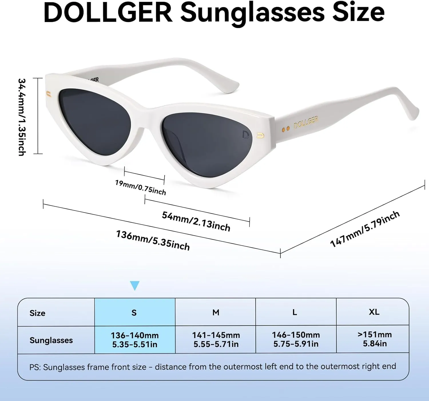 Dollger Polarized Cat Eye Sunglasses Women Men Vintage Triangle Retro Sunglasses Small Cateye Trendy Shades