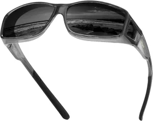 DUCO Fit Over Sunglasses for Men and Women Polarized UV400 Protection Wrap Around Driving Oversized Shades DC8968