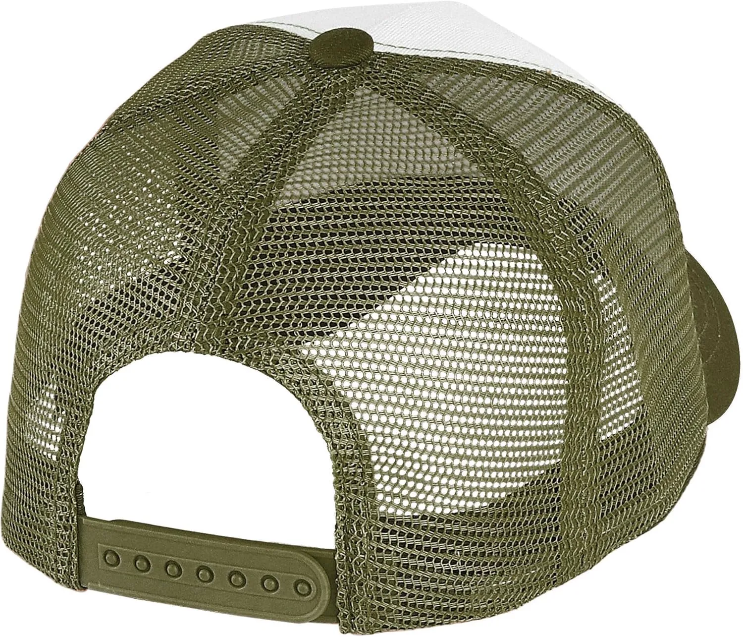 Falari 5-Panel Mesh Baseball Cap, Trucker Hat, Structured Plain Design, Cotton, Adjustable Size