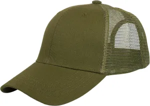 Falari Trucker Hat Baseball Cap Structured Plain Design 6 Panel, Adjustable Size