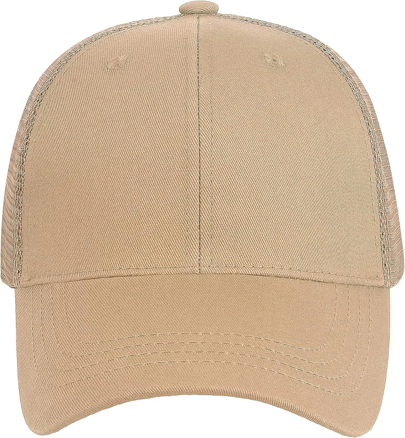 Falari Trucker Hat Baseball Cap Structured Plain Design 6 Panel, Adjustable Size