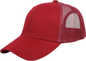 Falari Trucker Hat Baseball Cap Structured Plain Design 6 Panel, Adjustable Size