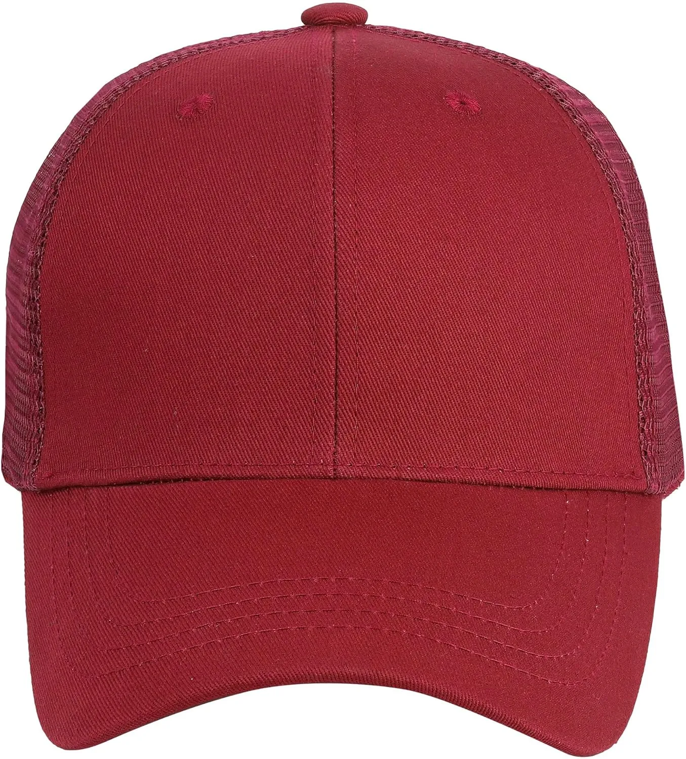 Falari Trucker Hat Baseball Cap Structured Plain Design 6 Panel, Adjustable Size