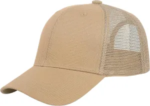 Falari Trucker Hat Baseball Cap Structured Plain Design 6 Panel, Adjustable Size