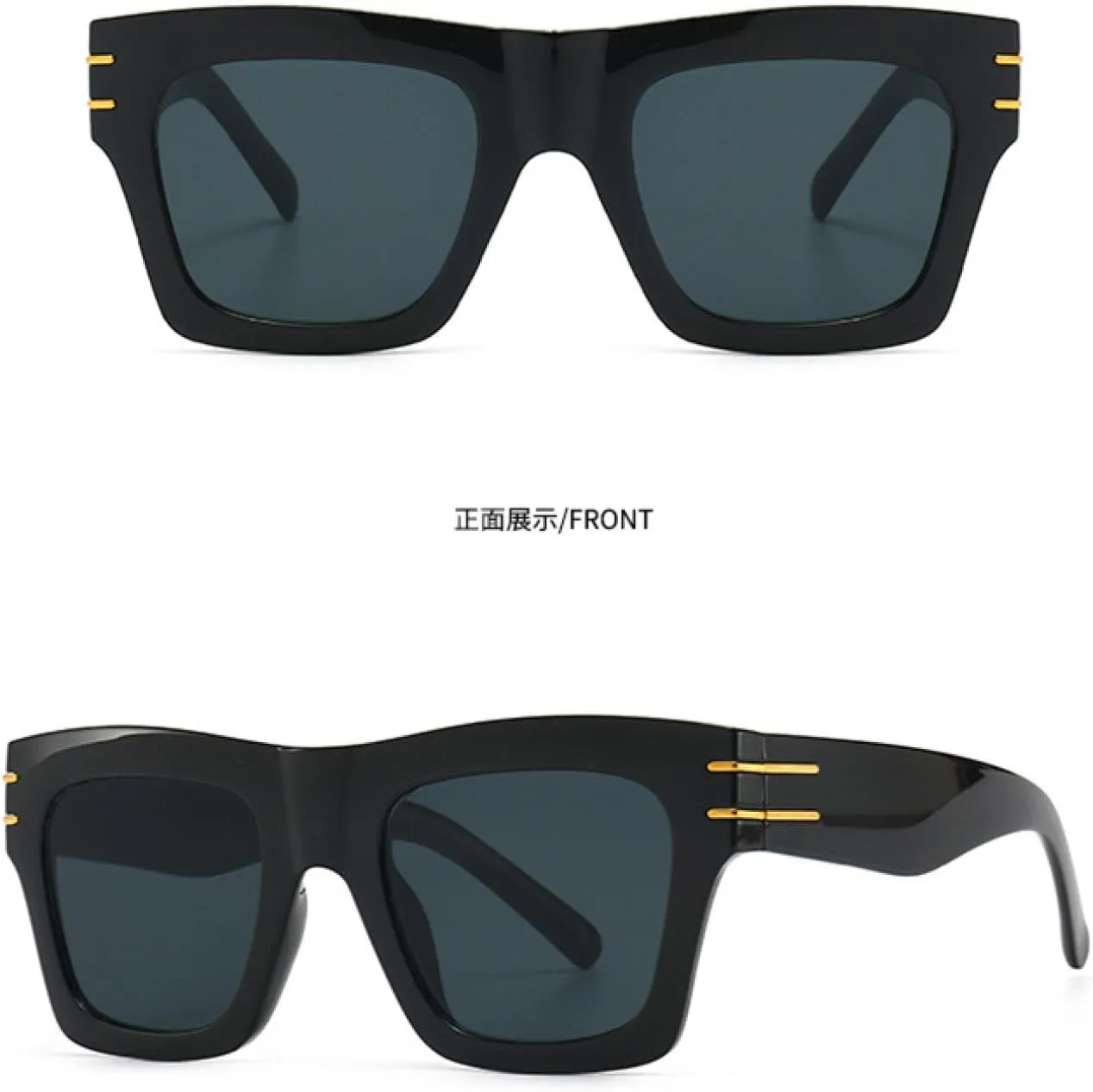 Fashion Oversized Women Luxury Men Sun Glasses Vintage Uv400 Shades Retro Drive Eyewear