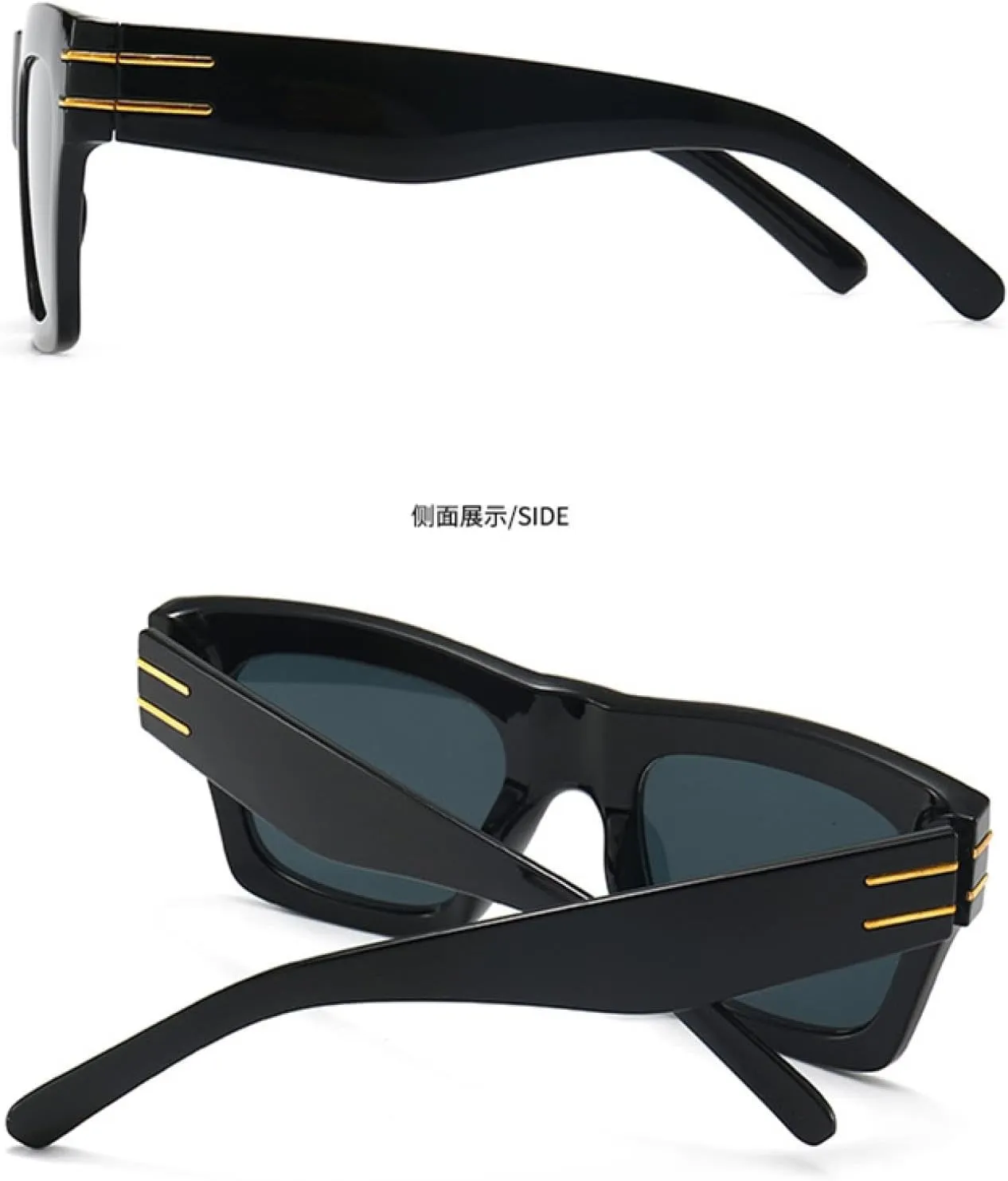 Fashion Oversized Women Luxury Men Sun Glasses Vintage Uv400 Shades Retro Drive Eyewear