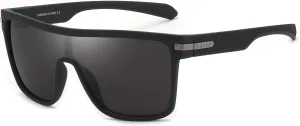 FEISEDY Flat Top TR90 Polarized Sports Sunglasses Trendy Oversized Square Shades Women Men UV400 B0104
