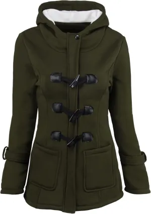 Fleece Long Coats Jackets Hooded Windproof Winter Coat with Recycled Insulation Winter sherpa Lined Ski Jacket for