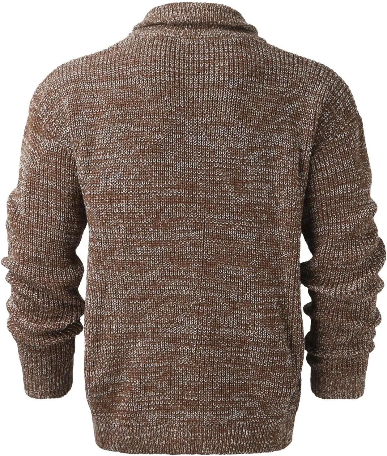 GOKKILRW Men's Shawl Collar Cardigan Sweater 2023 Fall Winter Long Sleeve Button Down Cable Knitted Sweater Jacket Outerwear
