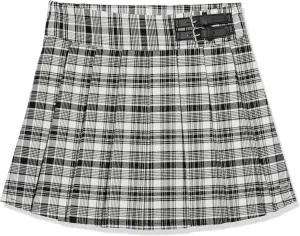 GUESS Girls' Stretch Twill Pleated Mini Skirt