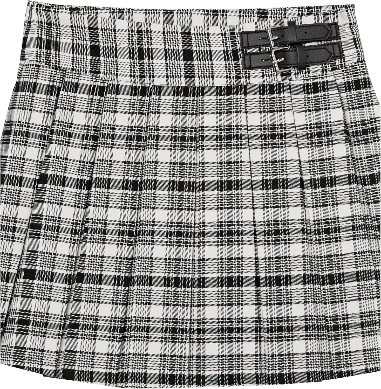 GUESS Girls' Stretch Twill Pleated Mini Skirt