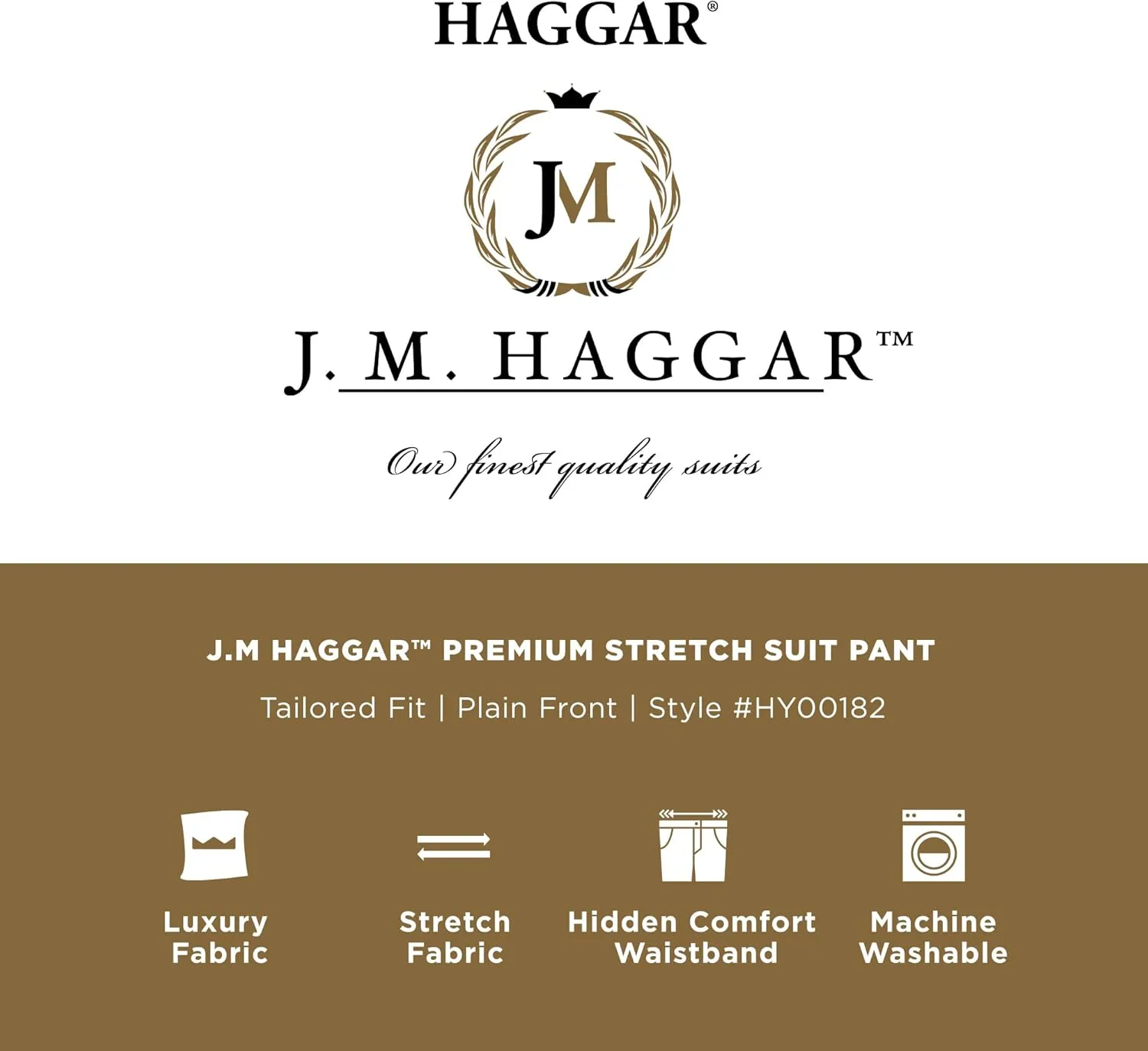 Haggar J.M Premium Stretch Classic Fit Suit Separates - Pants & Jackets