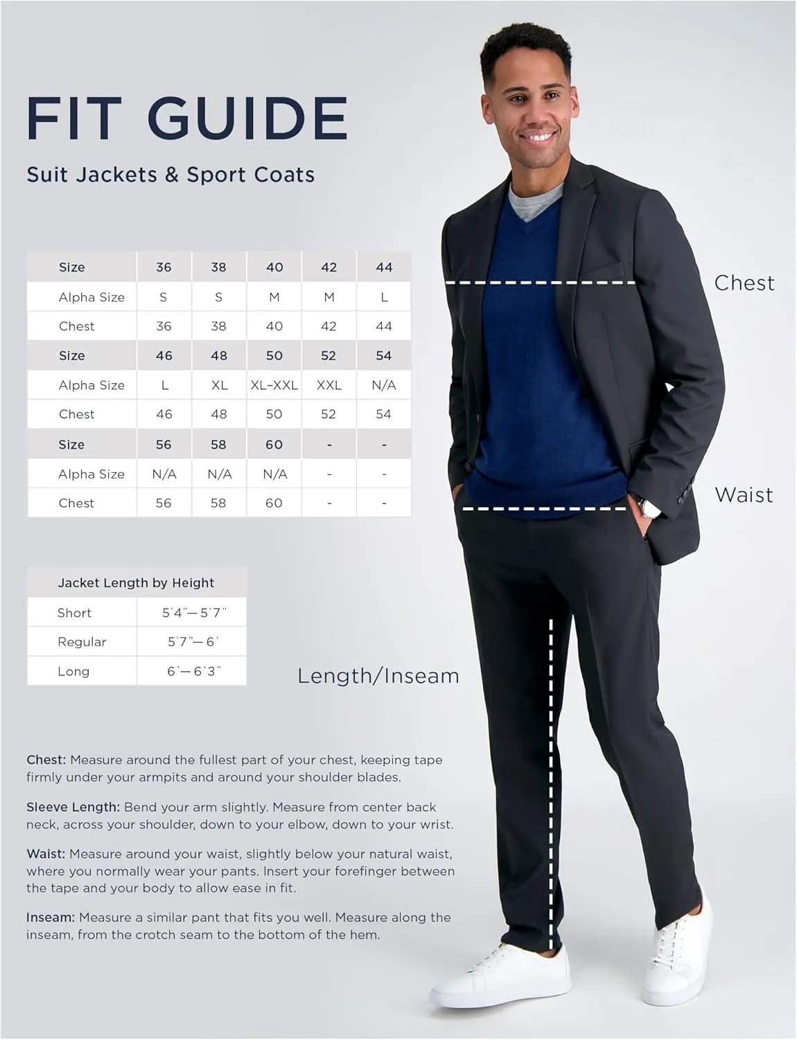 Haggar Men's Active Series Stretch Slim Fit Suit Separates – Pants & Jackets