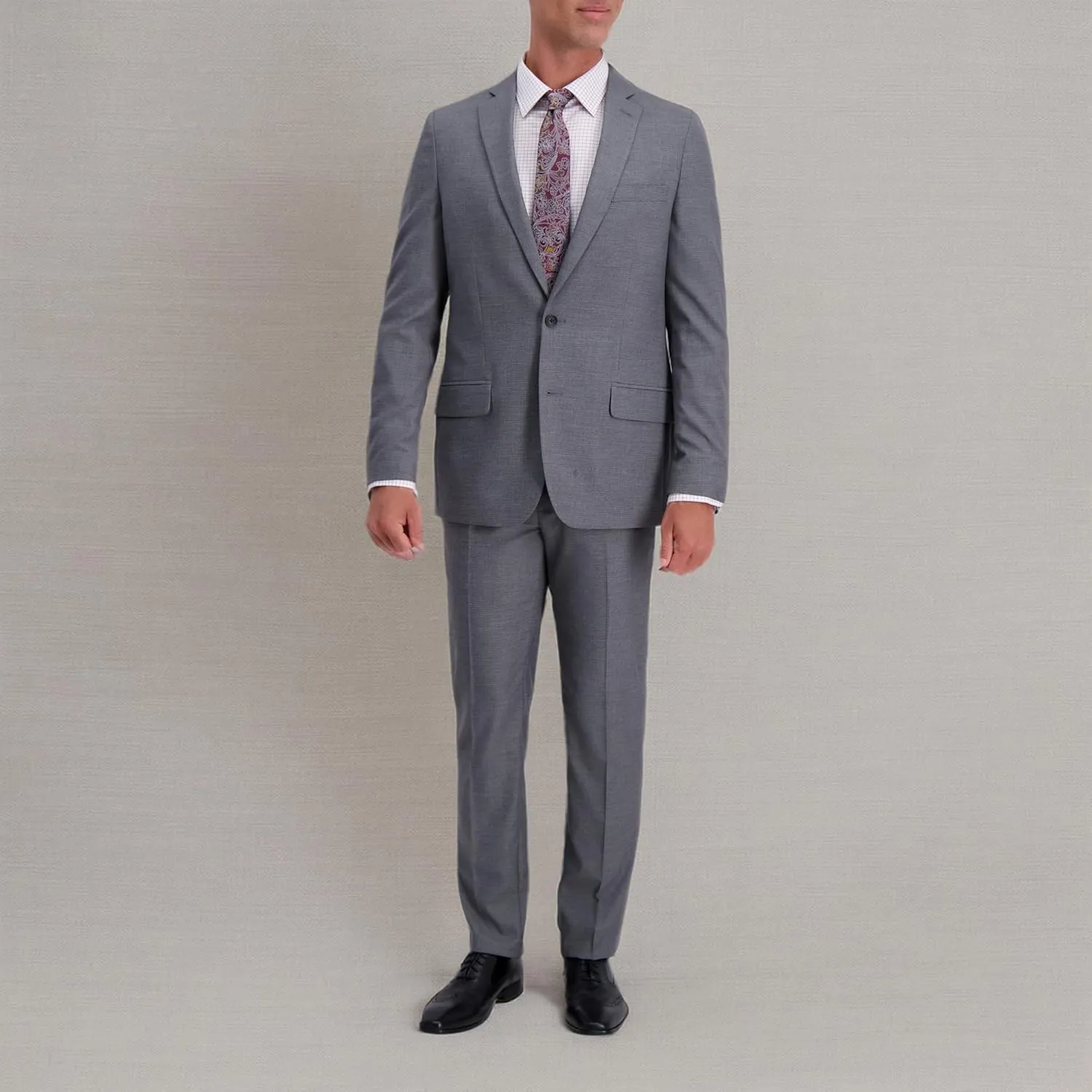 Haggar Men's JMH Premium Performance Stretch Slim Fit Suit Separates - Pants & Jackets