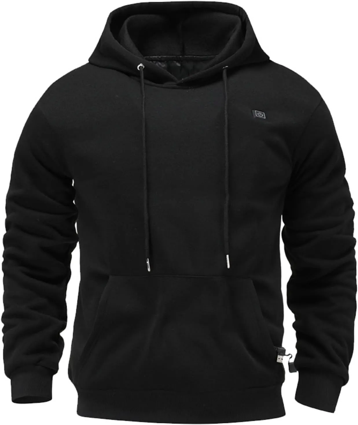 Heated Hoodies Unisex, Heated Sweatshirt Hooded Pullover Lightweight Warm Thicken Outdoor Winter Puffer Jackets