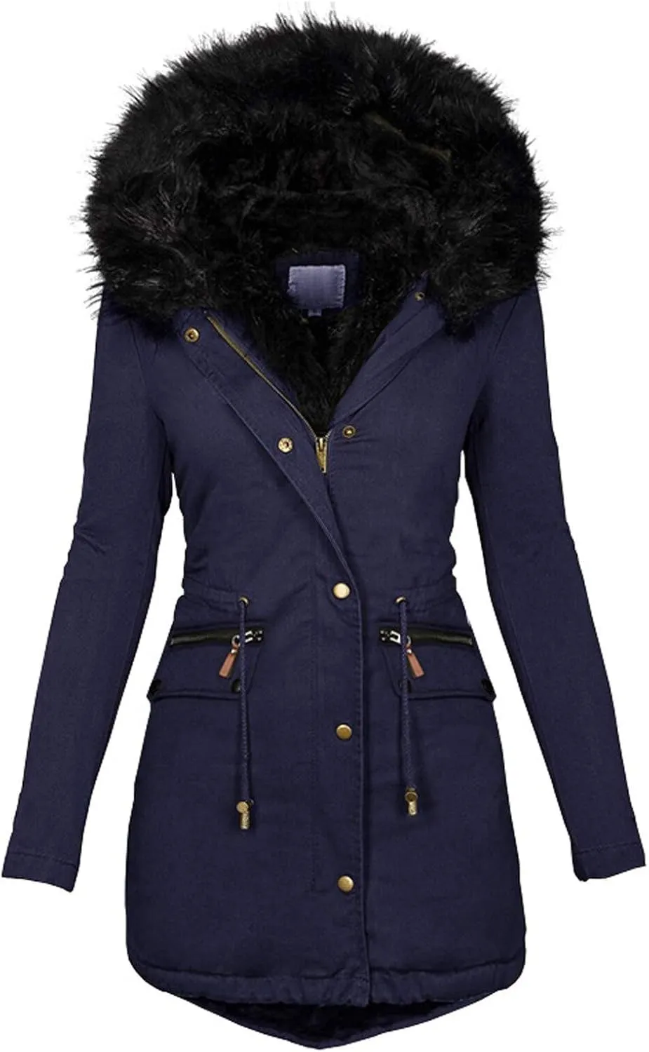 Heavyweight Outerwear Coat for Women Thicker Winter Slim Women'S Coat Women Long Quilted Coat Womens Puffer Coat