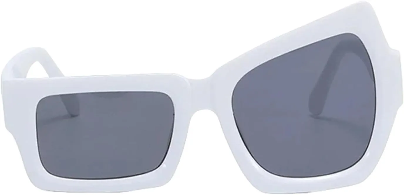 Irregular Sunglasses for Men Women Vintage