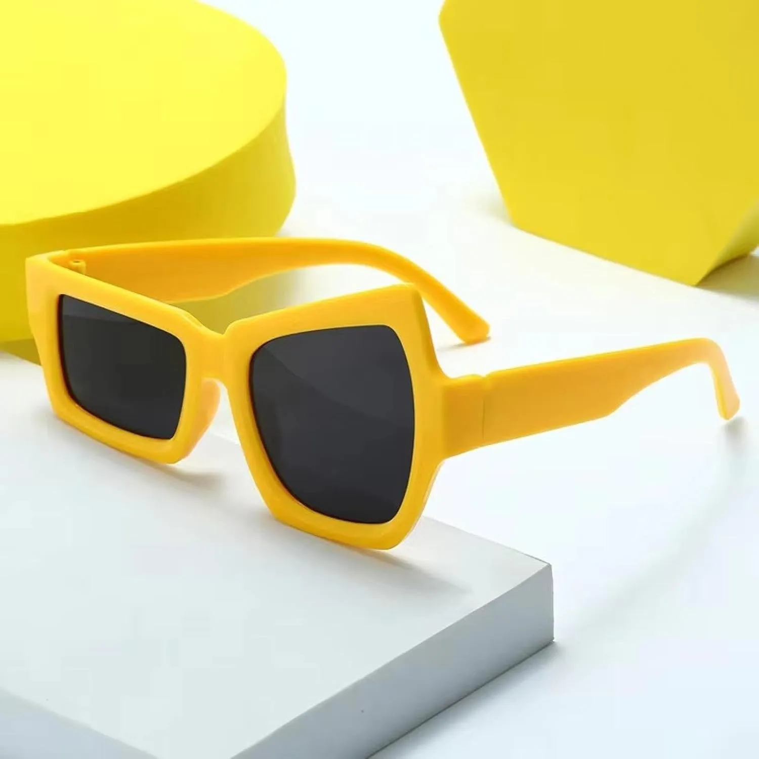 Irregular Sunglasses for Men Women Vintage