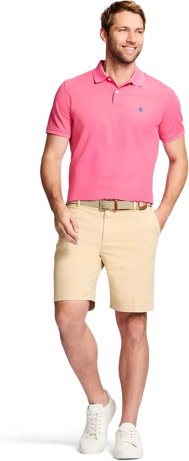 IZOD Men's Saltwater 9.5" Flat Front Chino Short