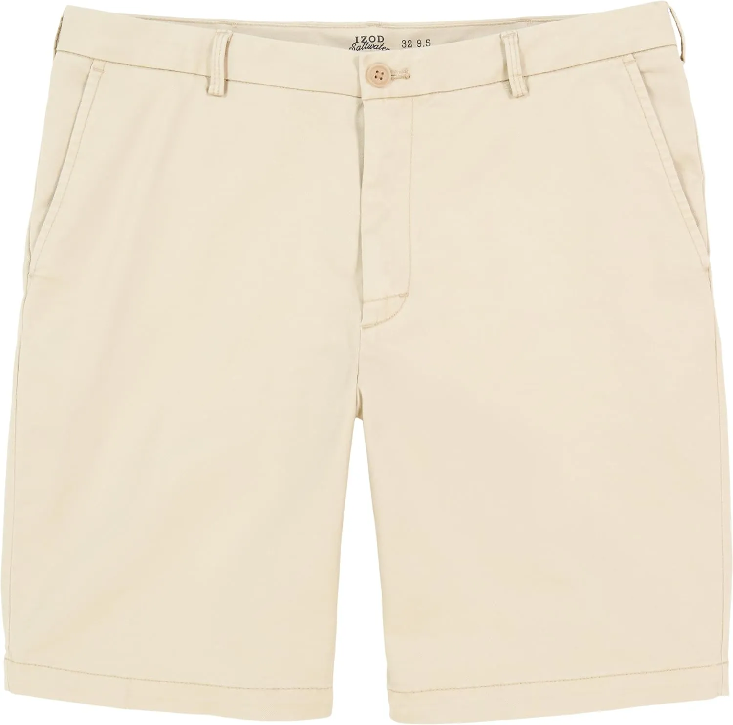 IZOD Men's Saltwater 9.5" Flat Front Chino Short