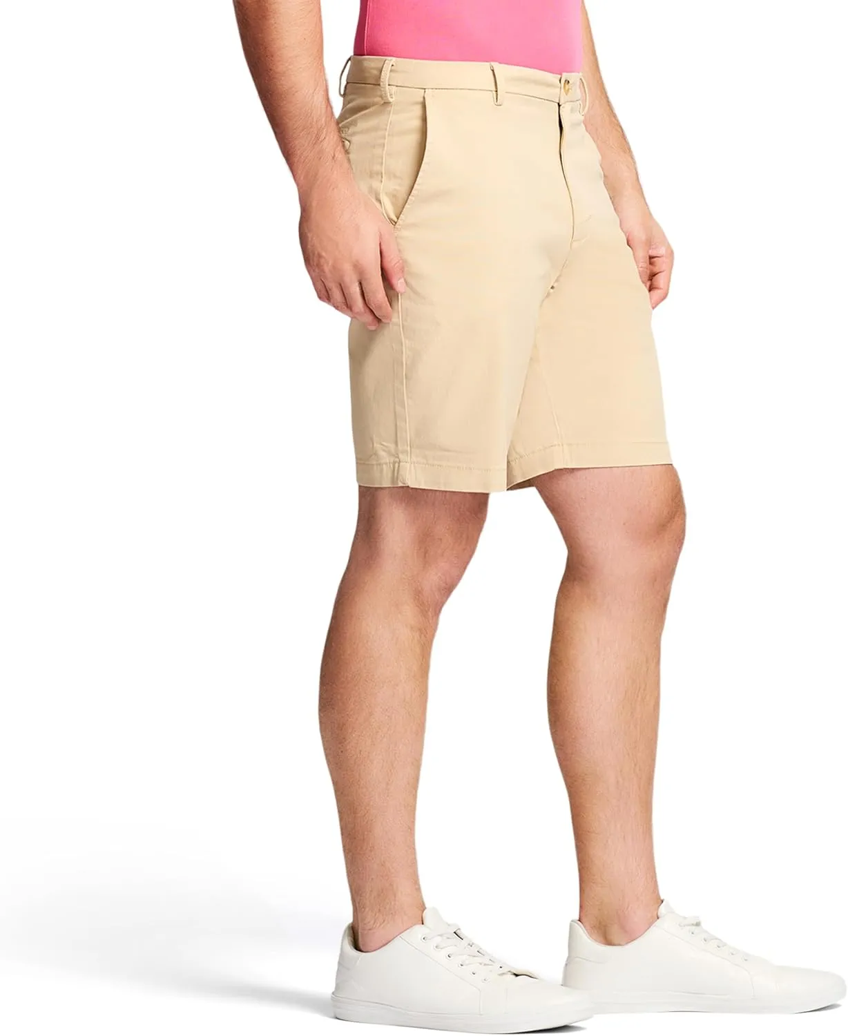 IZOD Men's Saltwater 9.5" Flat Front Chino Short