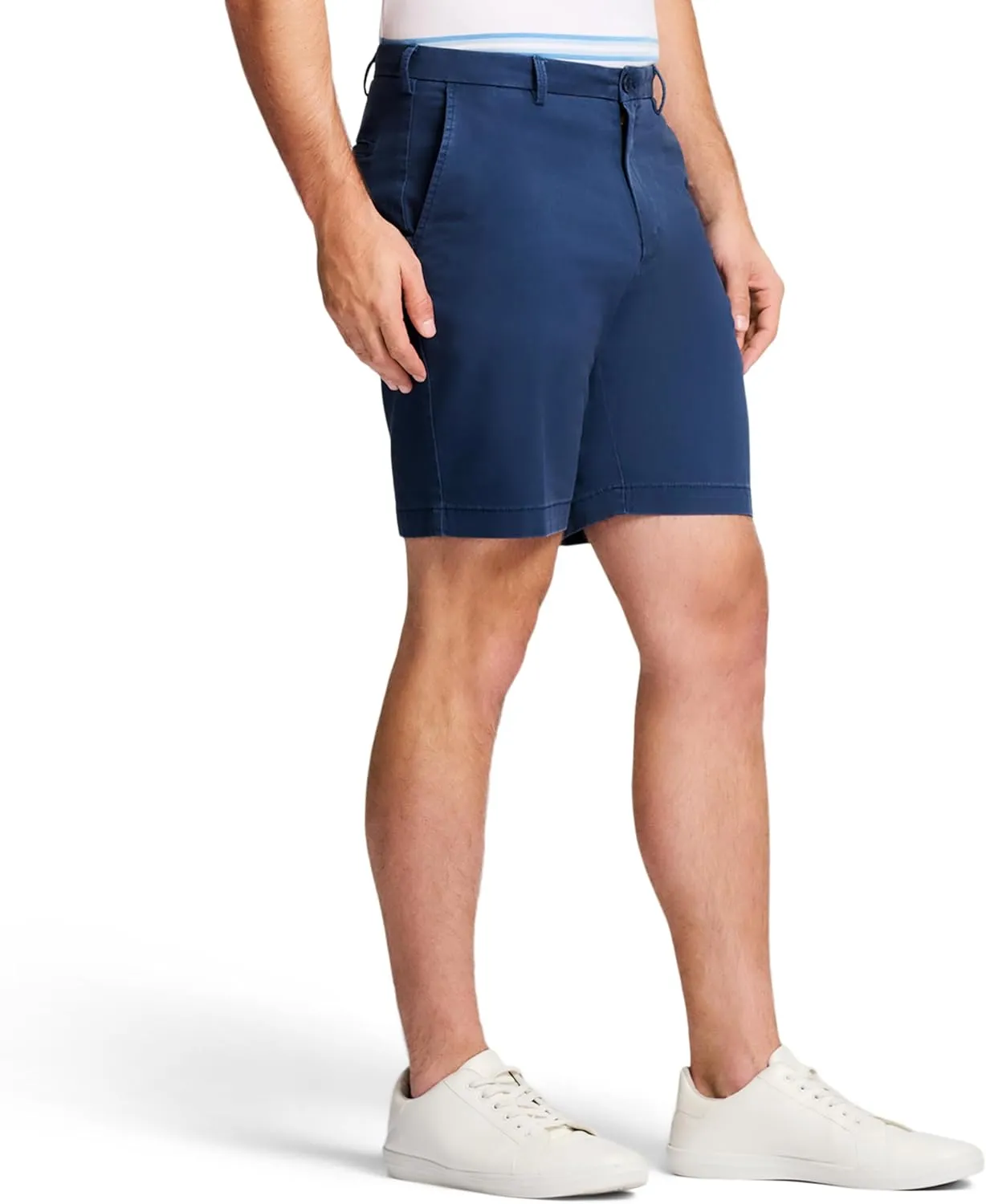 IZOD Men's Saltwater 9.5" Flat Front Chino Short